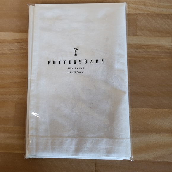 Pottery Barn Twist & Shake Vintage Cotton Bar Towel Cocktails - Picture 8 of 11